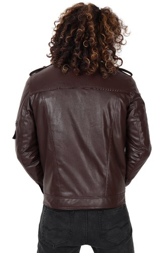 PU Leather Jacket for Men