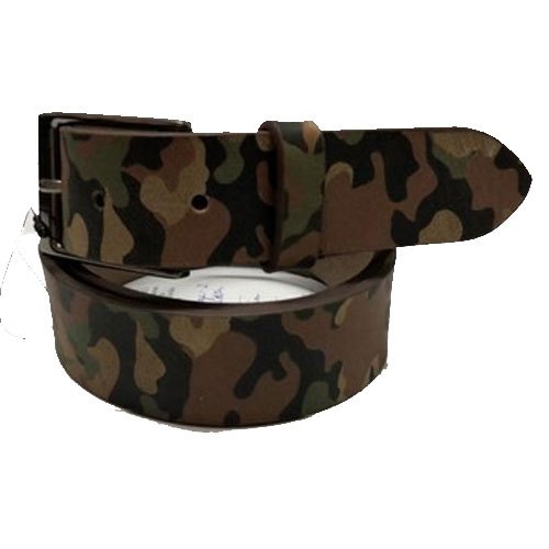 Mens Camouflage Leather Belt