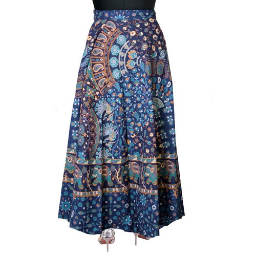 Jaipuri Patch Printed Wrap Around Skirts