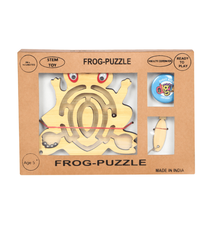 Frog Puzzle Wooden Toys