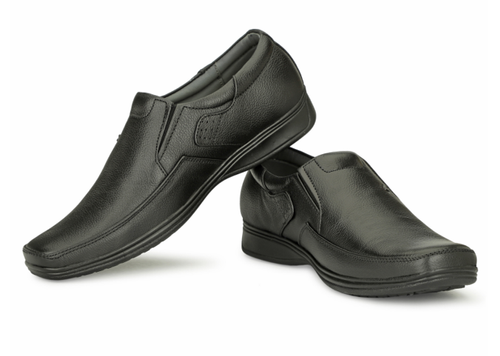 Mens Black Formal Mild Leather Shoes