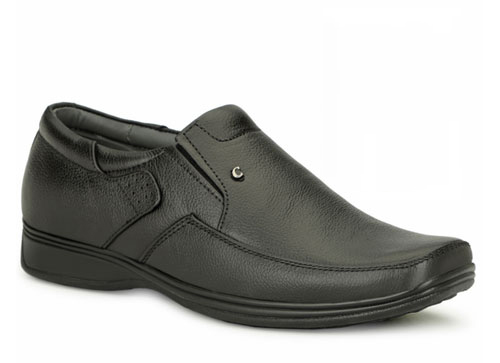 Mens Black Formal Mild Leather Shoes