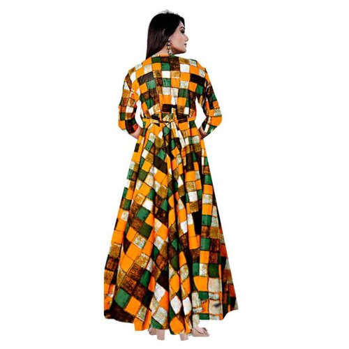 Jaipuri Print Rayon Dress