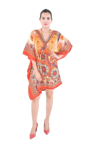 Printed Beachwear Cotton Ladies Kaftan