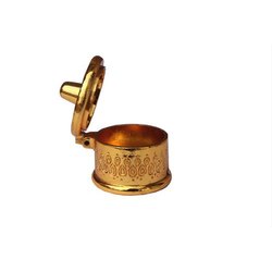 AJN-91 Brass Kumkum and Rice Holder