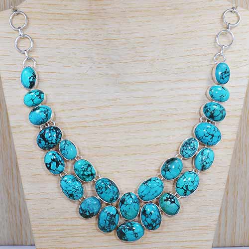 Turquoise 925 Silver Necklace