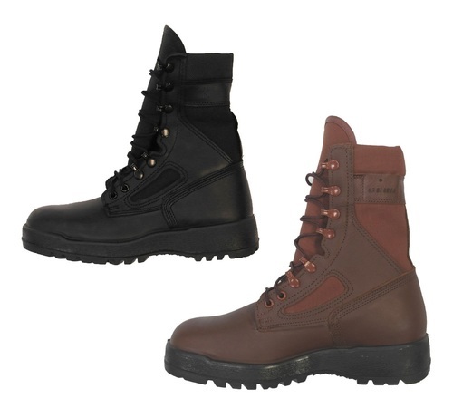 Black and Brown Army Shoes