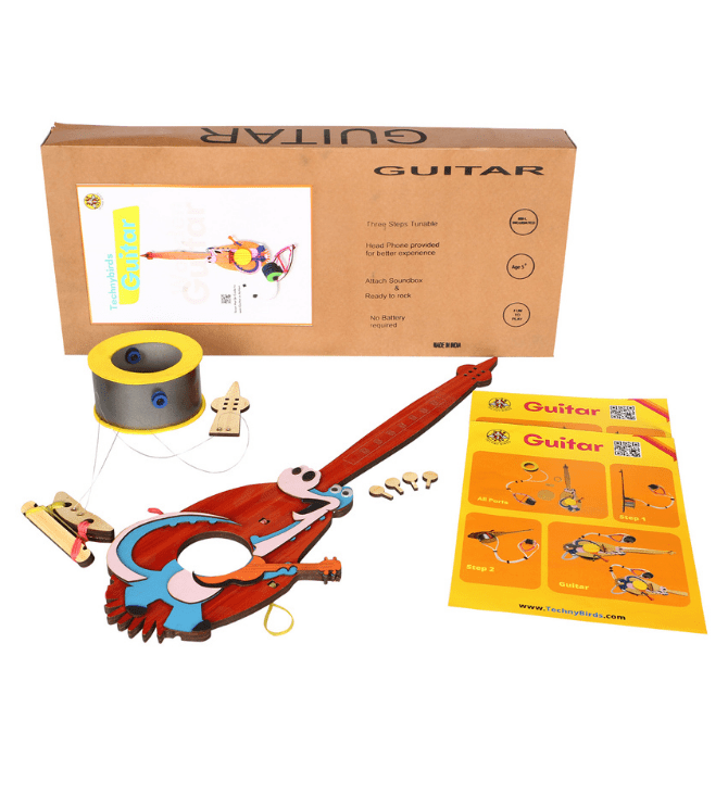Wooden Toys Tuning Guitar Making Kit