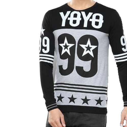 Printed Full Sleeves T-Shirt