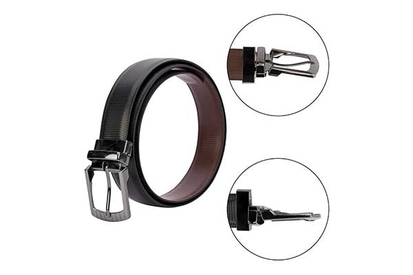 Men`s Leather Profile Belt