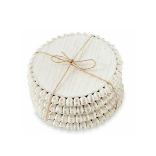 Wooden Beaded Coasters