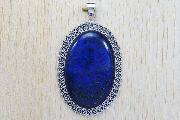 Lapis Lazuli Silver Designer Pendant