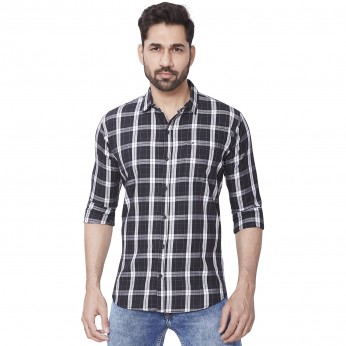 Kaprido - Men`s Soft Smart Checks Shirt