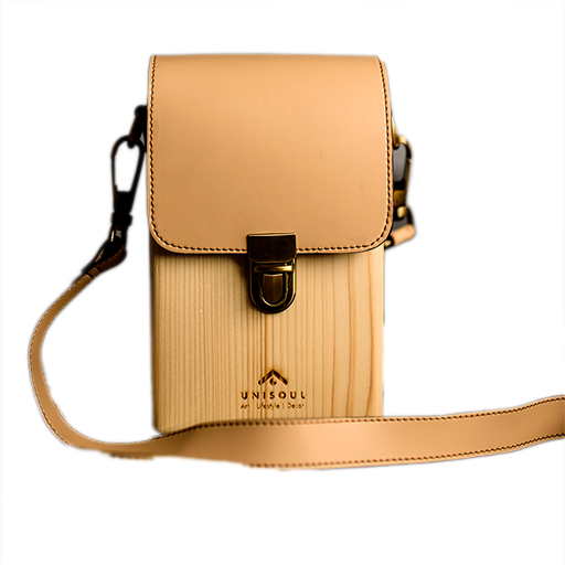 Pine Sling Wooden Handmade Bag