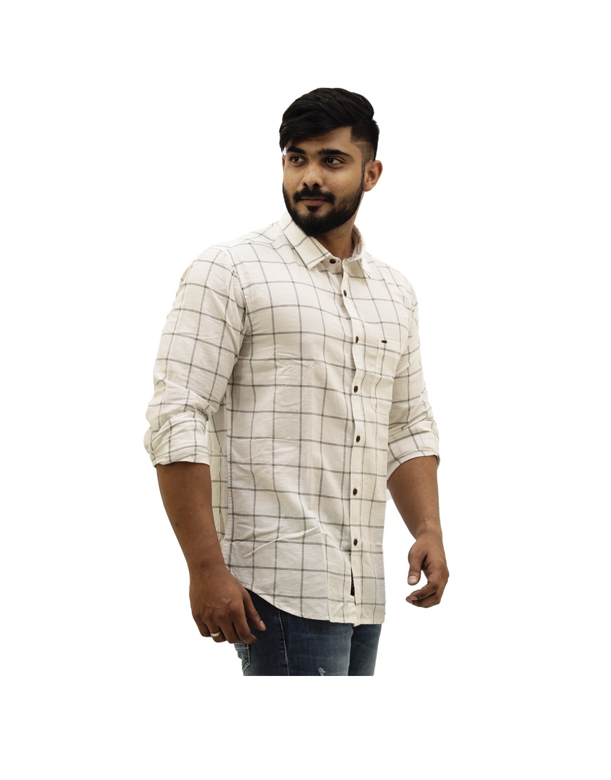 Men Casual Checkered Shirt