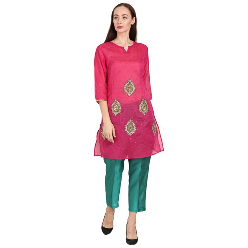 Chanderi Ladies Suit