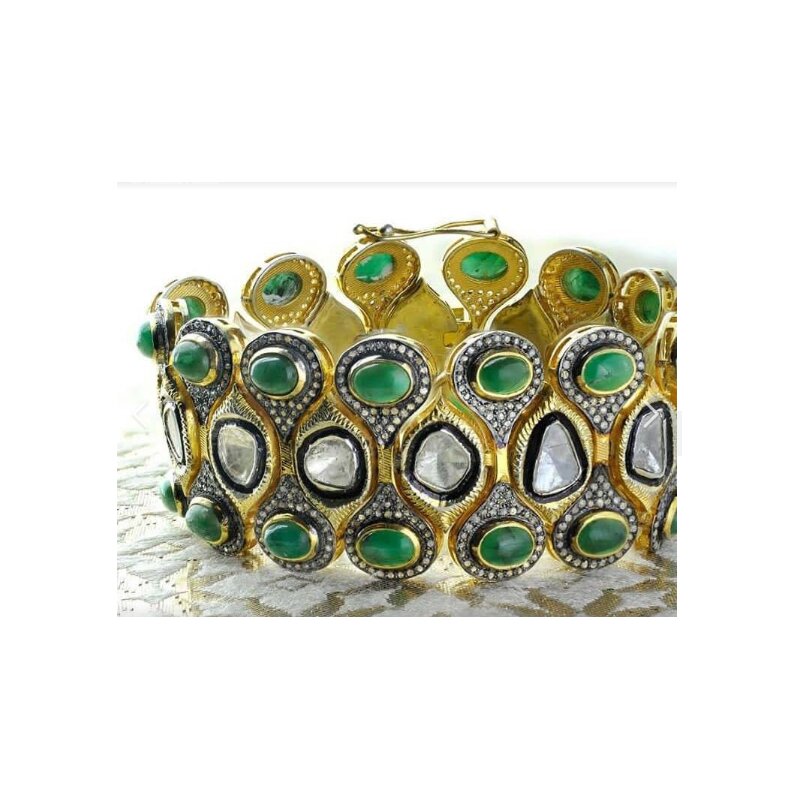 Polki Diamonds & Melle Diamonds Bracelets./ Best Wedding Bracelets / Fancy Bracelets For Girls