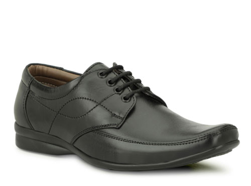 Mens Black Lace Up Leather Shoes