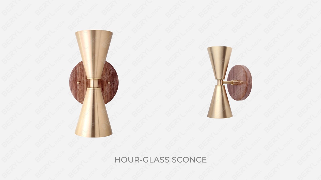Hour Glass Sconce Designing