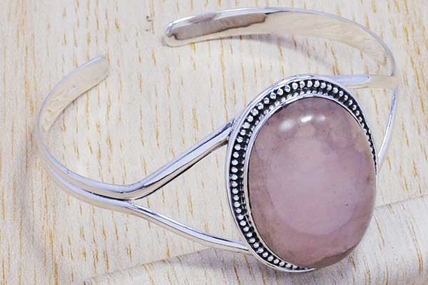 Rose Quartz 925 Silver Necklace