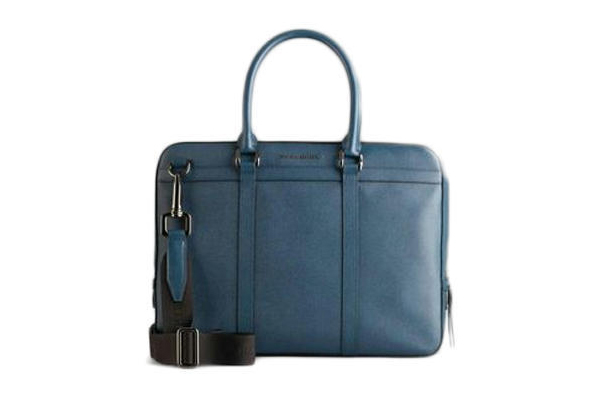 Plain Leather Laptop Bag