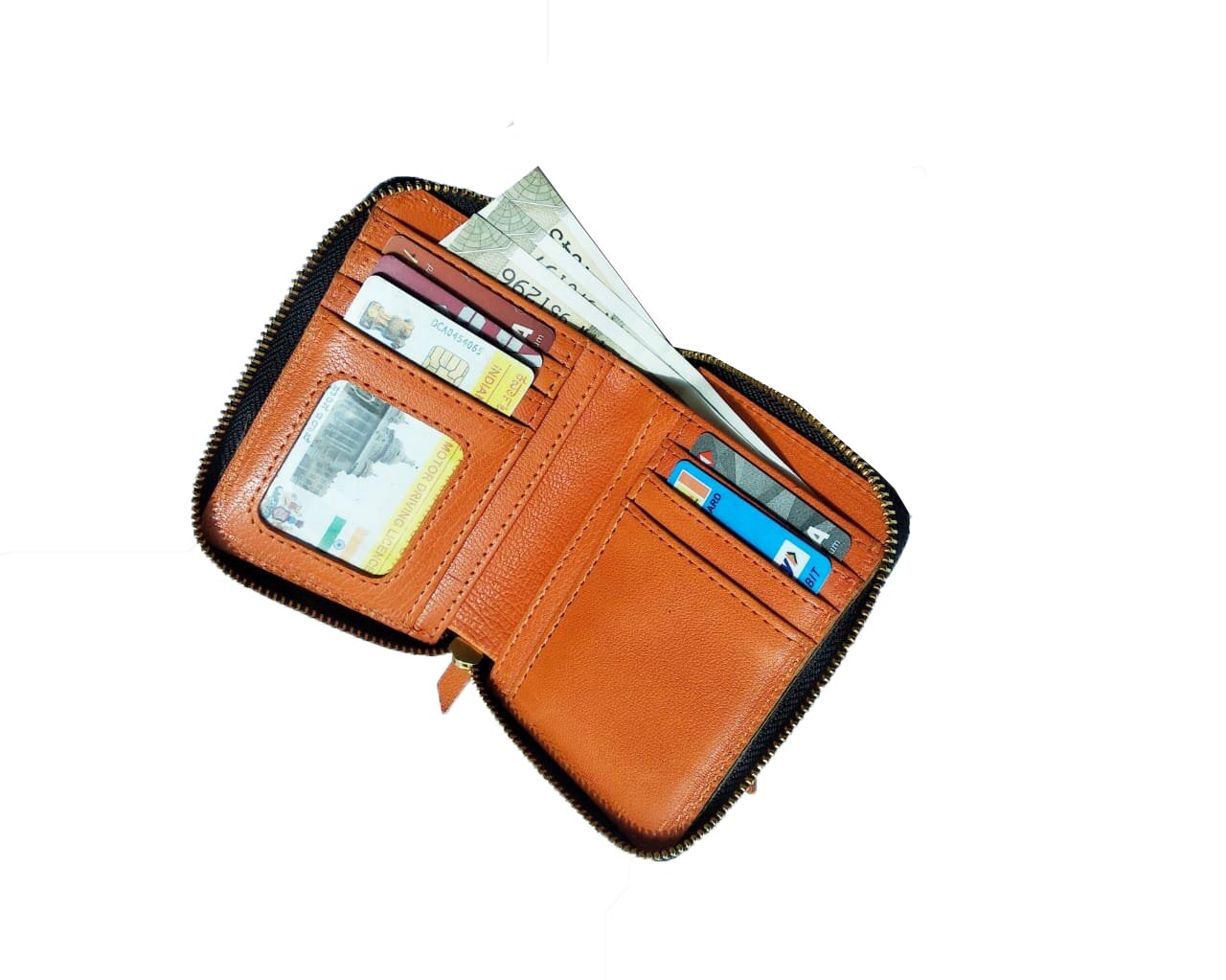 Leather Zip Wallet