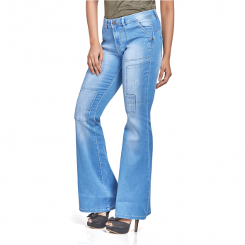 Royal Spider - Bell Bottom Bootcut Jeans For Women