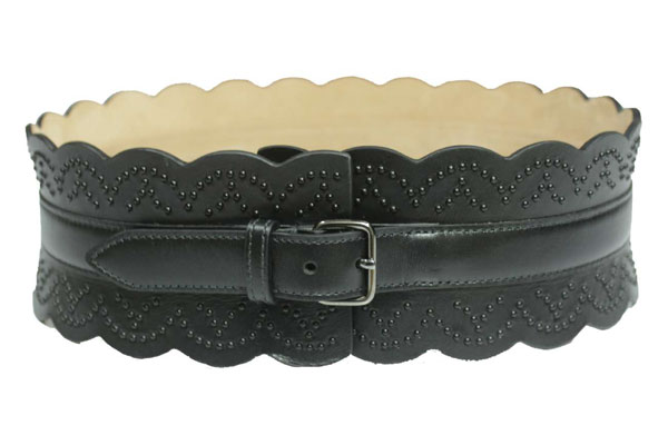 Studded Corset Leather Belt