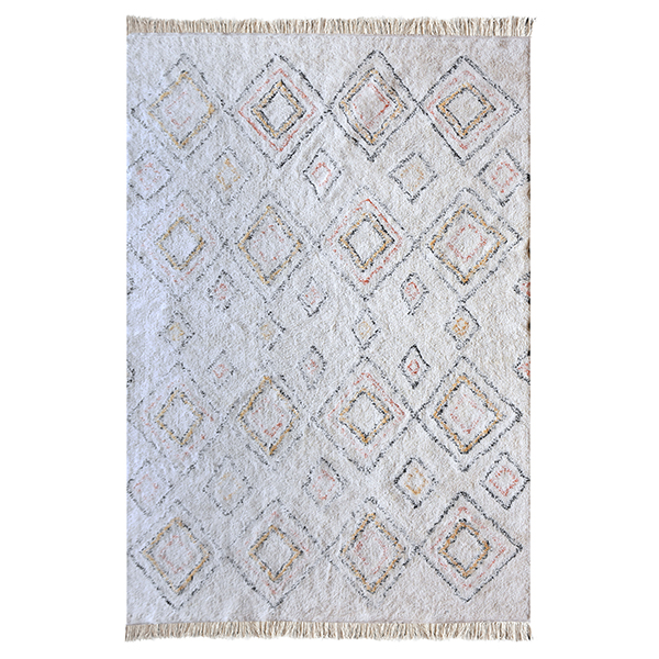 Salford Rug Natural White/Multi