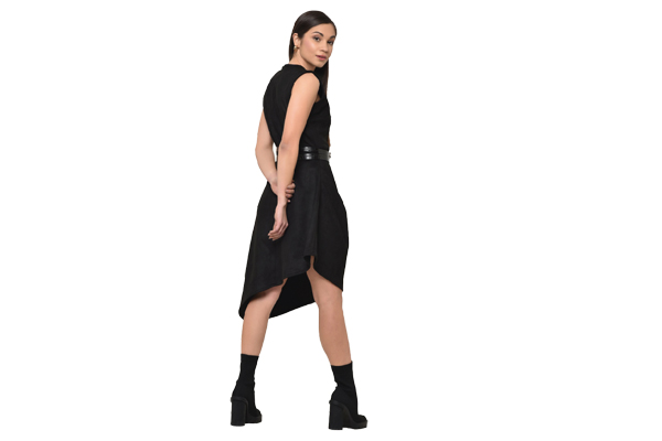 Asymmetric Sleeveless Dress