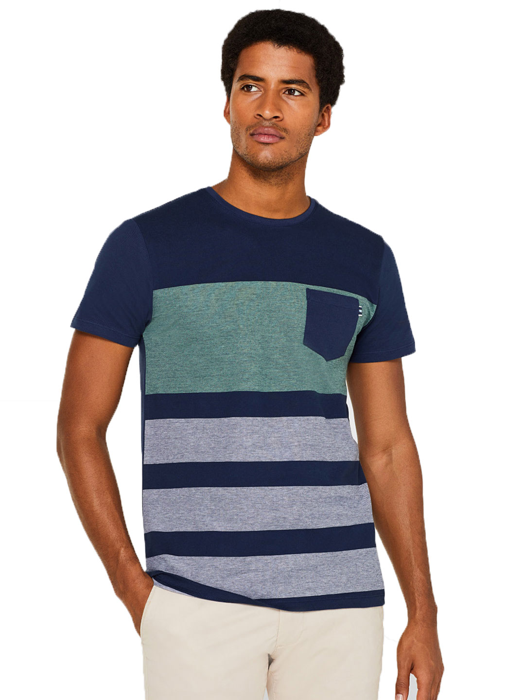 Mens Yarn Dyed T-Shirt