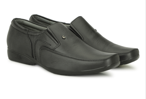 Mens Black Designer Mild Leather Shoes