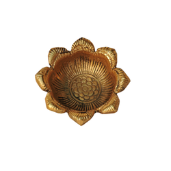 Brass Flower Shaped Diya