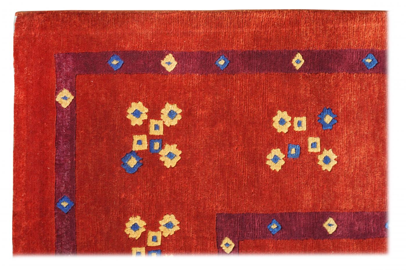 Indo Nepal Carpets 9-25 KRD-17 Red 4x6