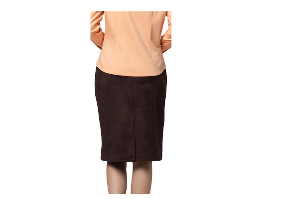 Pencil Skirt with Invisible Back Zipper