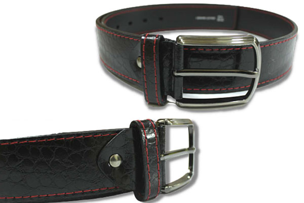 Croco Embossed Belt