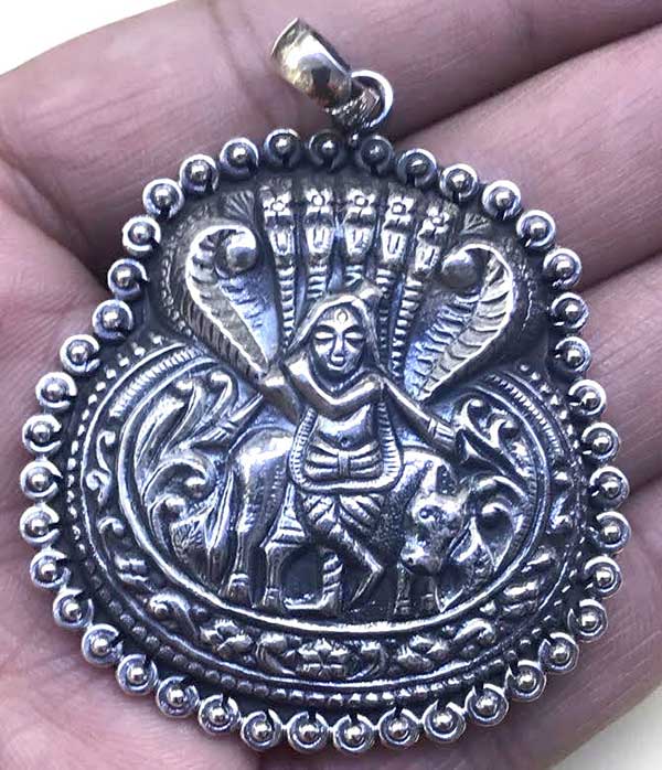 Real 925 Silver Ancient Look Pendant