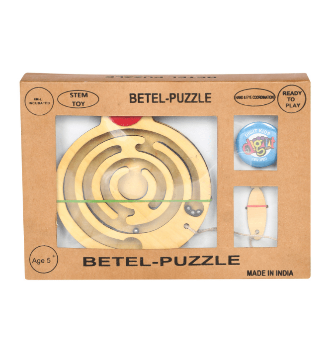 Wooden Toy Labyrinth Beetle Puzzle