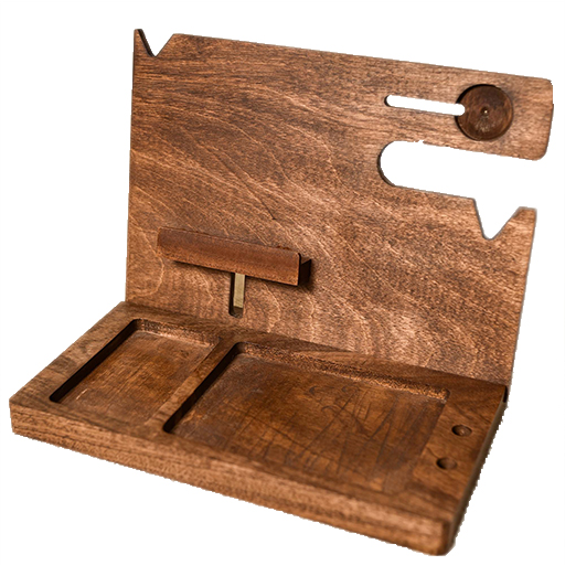 Wooden Desk Organiser Handcrafted