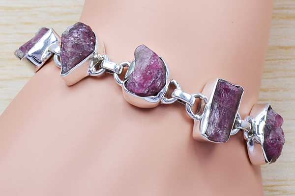 Rough Ametrine Gemstone 925 Silver Necklace