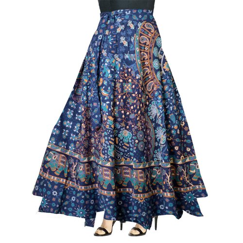 Jaipuri Patch Printed Wrap Around Skirts