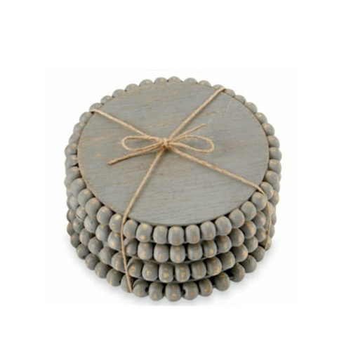 Wooden Beaded Coasters