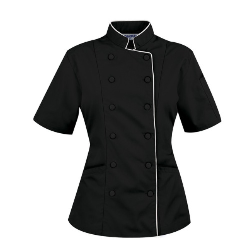 Short Sleeves Women Ladies Chefs Coat Jackets