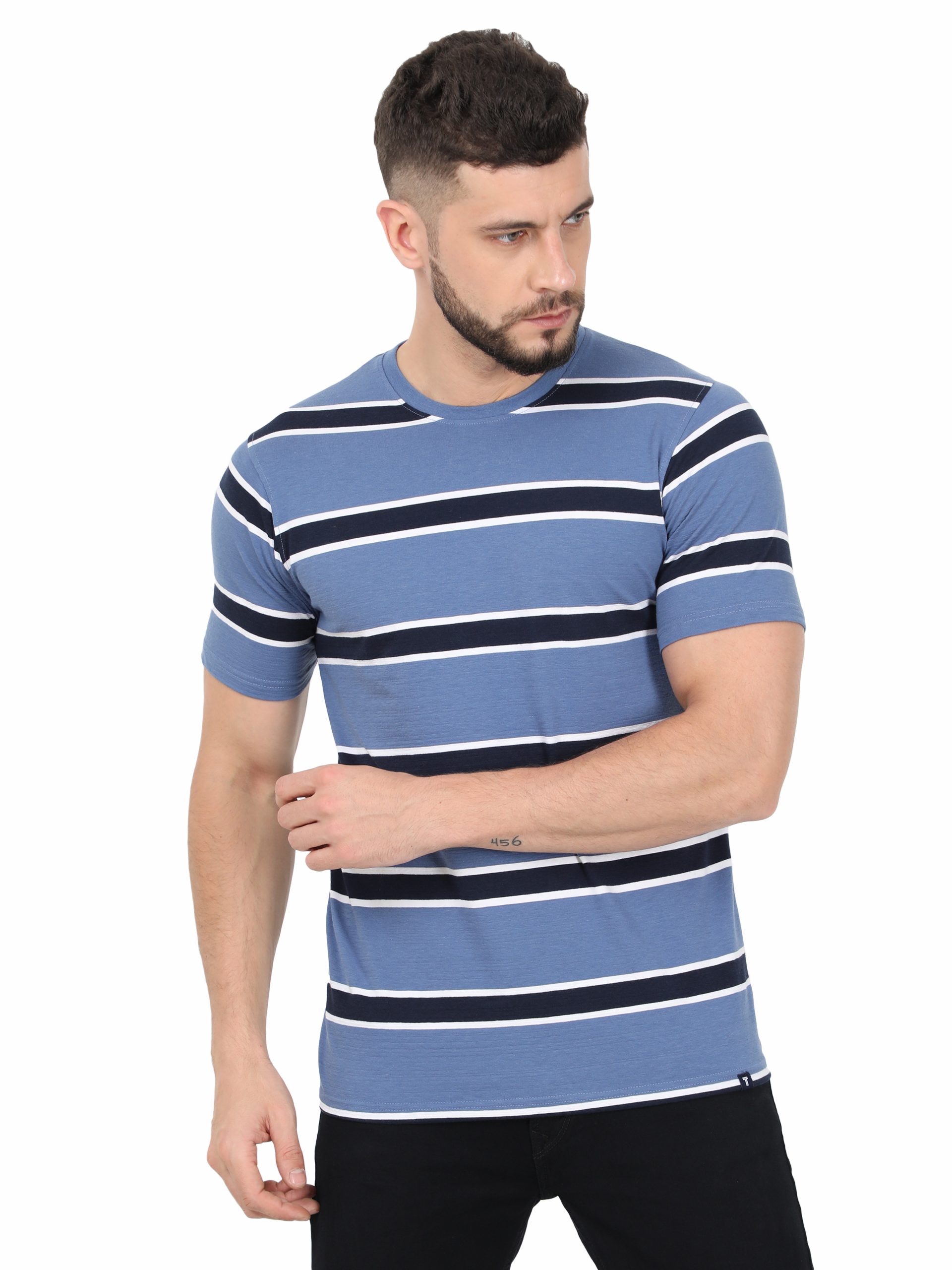 Men Striped T-shirt