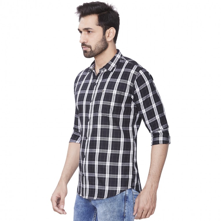 Kaprido - Men`s Soft Smart Checks Shirt