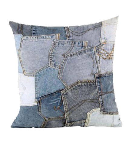 Denim Cushion Cover