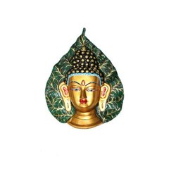 Brass Leaf Buddha Statue