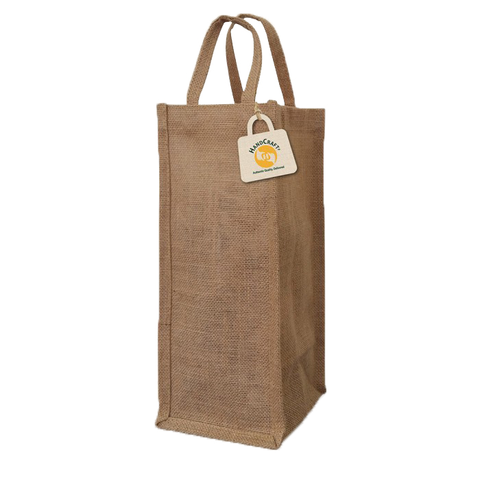 Jute Water Bottle Bag