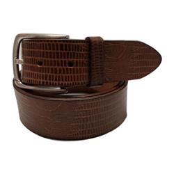 Mens Textured Leather Belt
